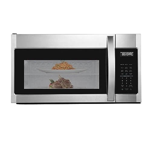 BLACK+DECKER EM036AB14 Digital Microwave Oven with Turntable Push-Button Door, Child Safety Lock, Stainless Steel, 1.4 Cu.ft
