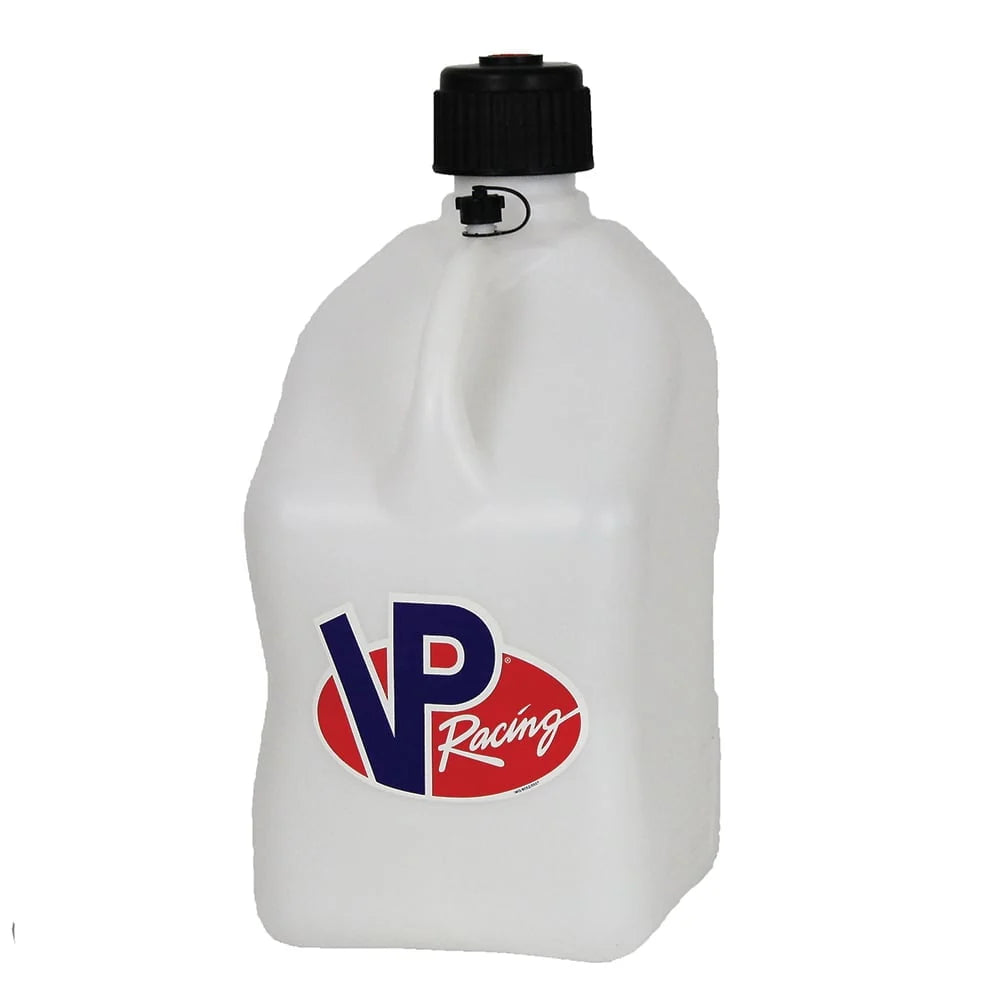 VP Racing Fuels Motorsport 5.5 Gallon Square Utility Jugs, White (4 Pack)