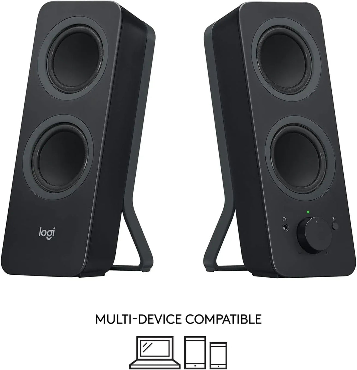 Logitech Z207 2.0 Stereo Computer Speakers with Bluetooth