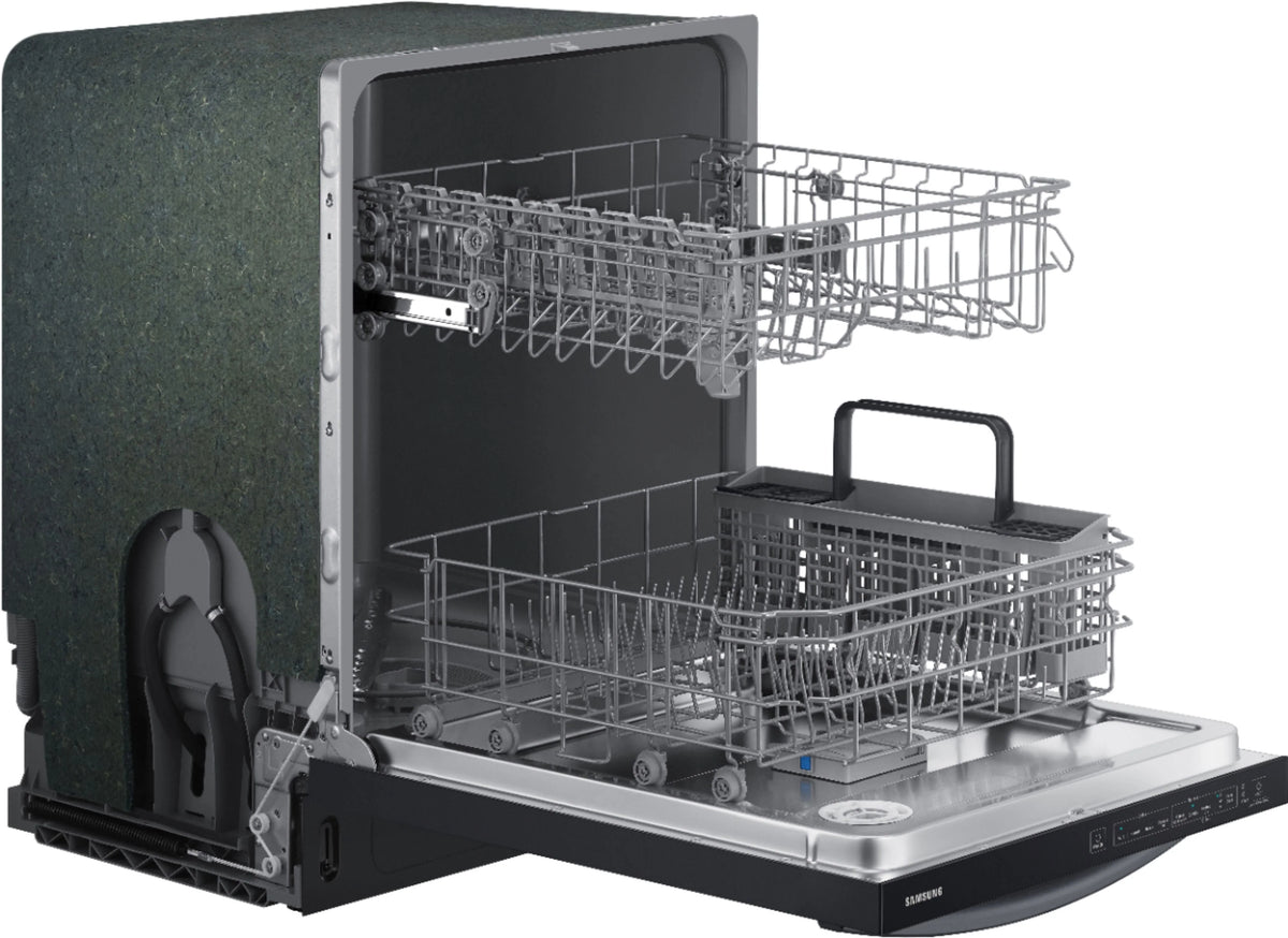 Samsung - 24 Top Control Built-In Dishwasher - Black