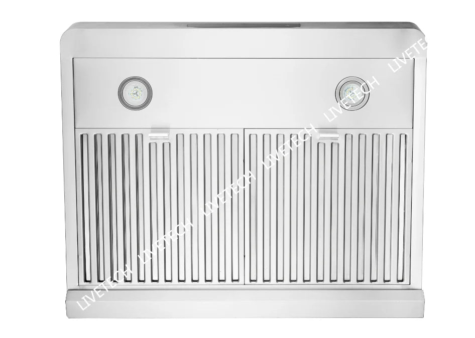 Rear Vent --- LiveTech Stainless Steel 30 Under Cabinet Range Hood 800 CFM