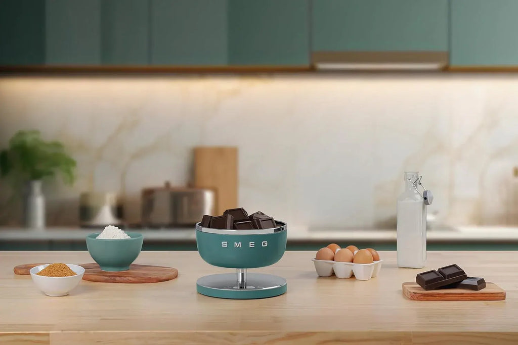 Contemporary Digital Kitchen Scale with Removable Bowl (Jade)