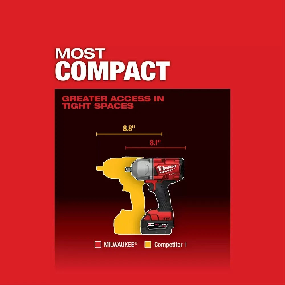 Milwaukee Pre-Sale 2766-20 M18 FUEL 18V 1/2-Inch Detent Pin Impact Wrench - Bare Tool