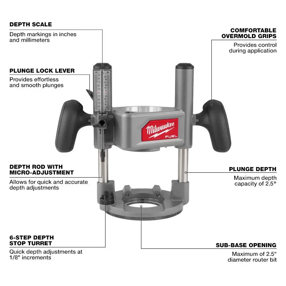 Milwaukee 2838-21 M18 FUEL 18V 1/2 Cordless Lithium-Ion Router Kit, BLACK FRIDAY PRE-SALE ONLY $35.99 AND 2 ADDITIONAL 5.0AH BATTERIES FOR THE FIRST 100 CUSTOMERS