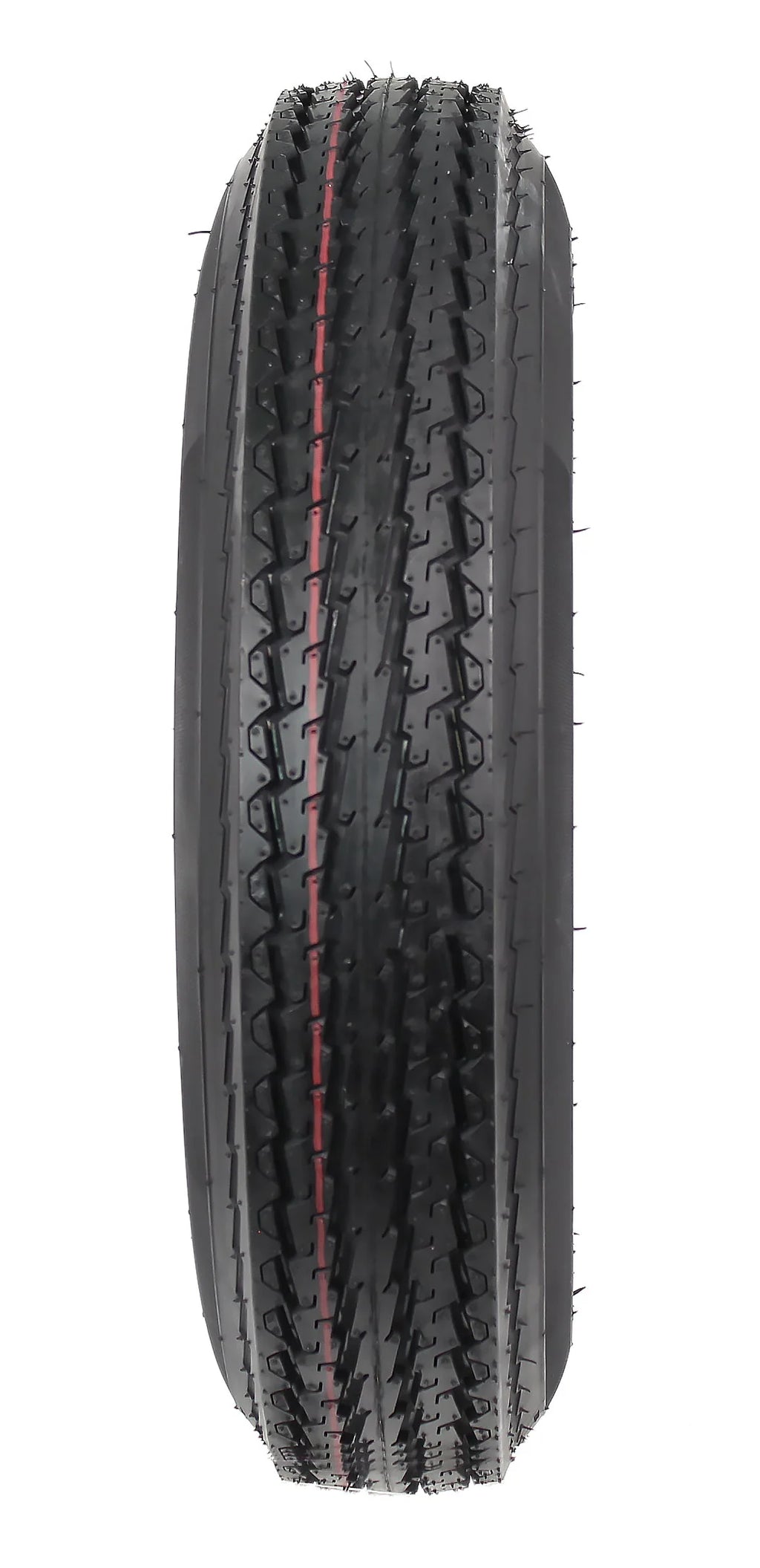 2-Pack Trailer Tires On White Wheel Rims 530-12 5.30-12 5.30 x 12 Load C 4 Lug
