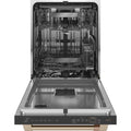 Café - Top Control Built-In Dishwasher with Stainless Steel Tub, 3rd Rack, 39dBA - Matte white
