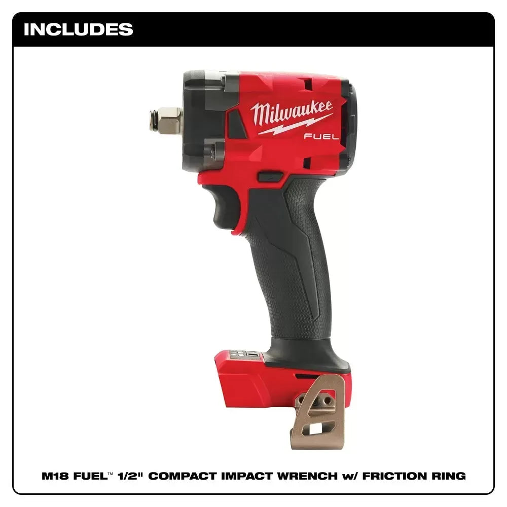 Milwaukee Pre-Sale 2855-20 M18 FUEL 18V 1/2 Impact Wrench w/Friction Ring -Bare Tool