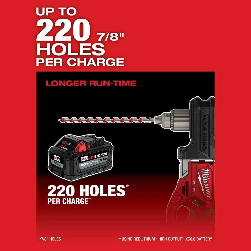 Milwaukee Pre-Sale 2807-20 M18 FUEL 18V 12 HOLE HAWG Right Angle Drill -Bare Tool
