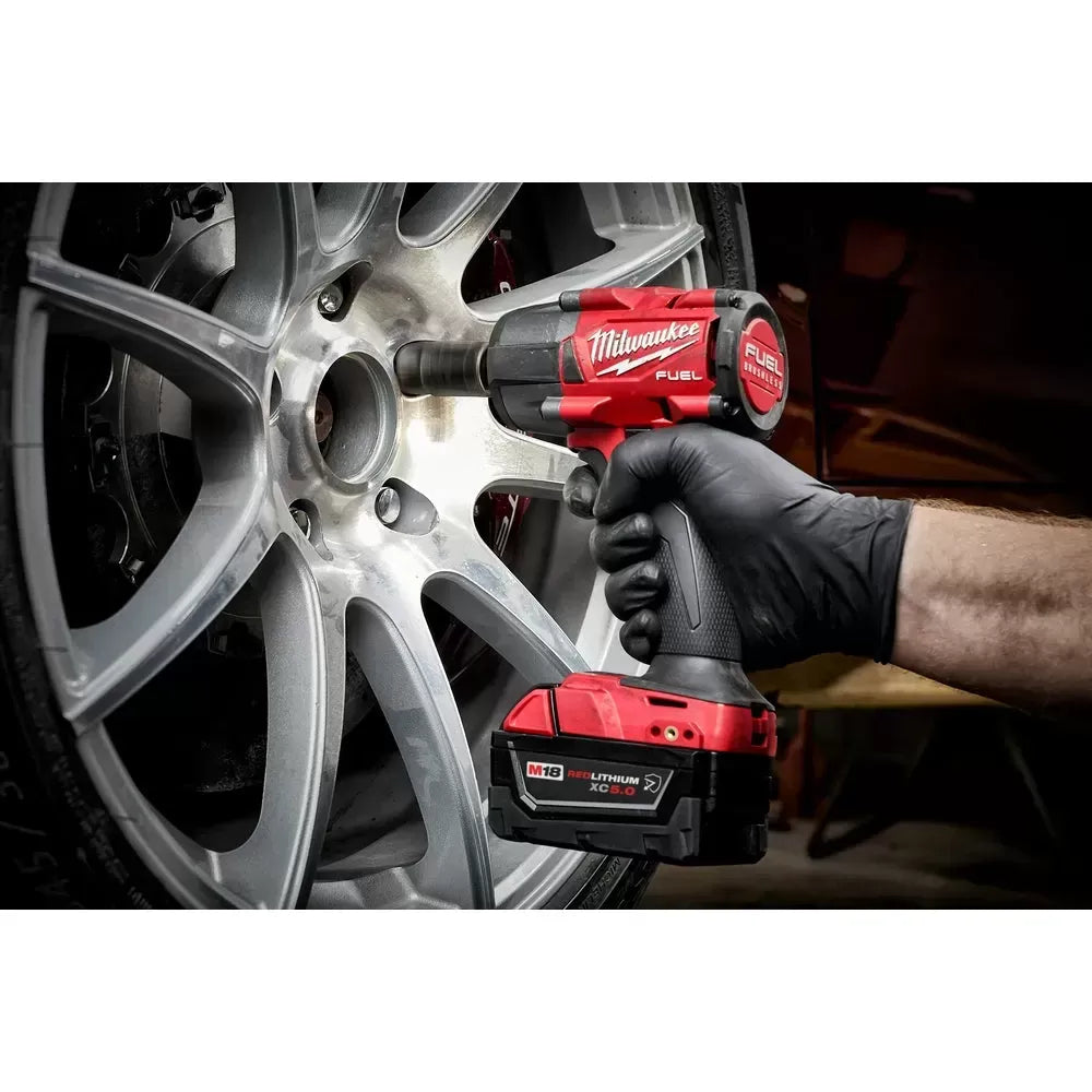 Milwaukee Pre-Sale 2962-22R M18 FUEL 18V 1/2 Mid-Torque Impact Wrench w/ Ring Kit