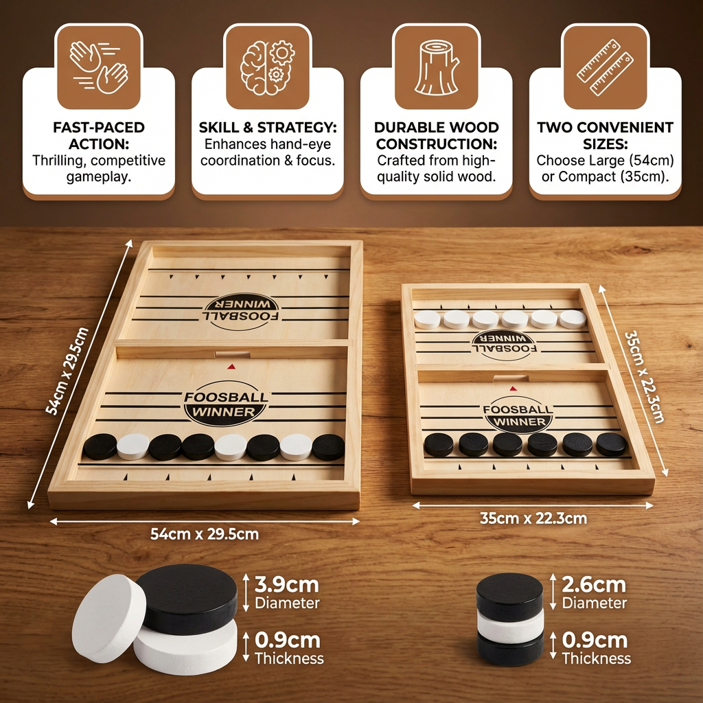Catapult Chess Game with Wooden Board and Dual Launch Mechanism