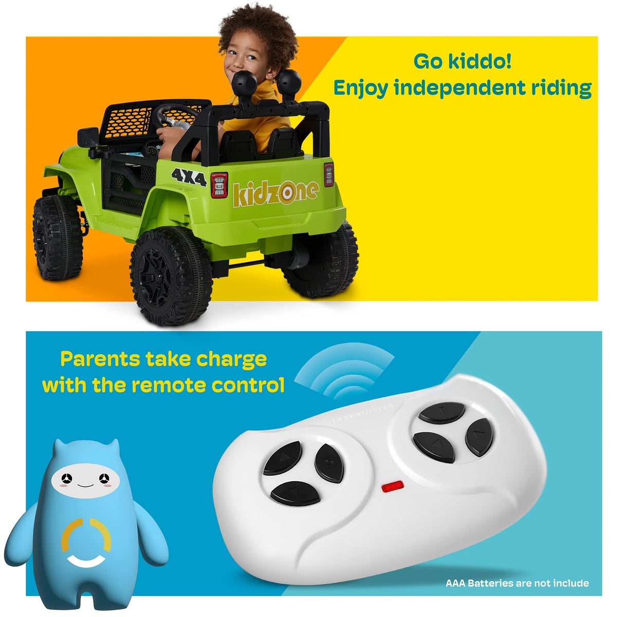 Kidzone Battery Powered Electric Bluetooth