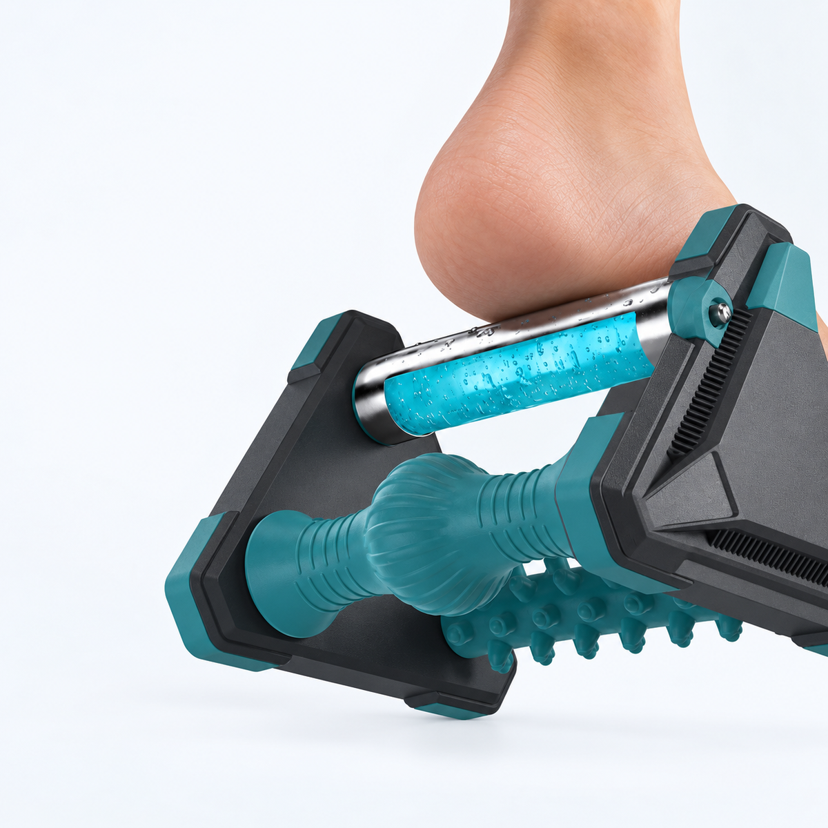 Foot Stretcher Rocker with Arch Massage Ridges and Textured Grip