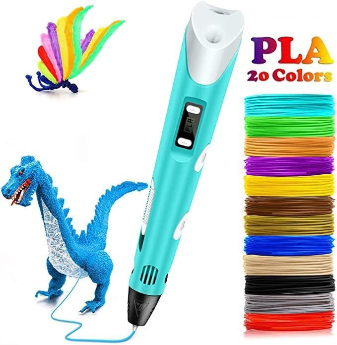 3D Drawing Pen with Temperature Control and Variable Speed, 50m Filament  Included