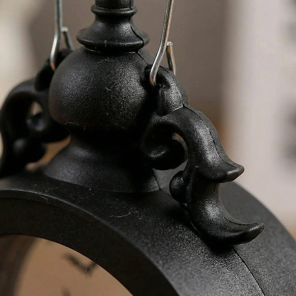 Halloween LED Lantern with Gothic Window and Silhouette Cutouts