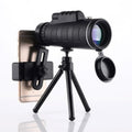 High Power Monocular Telescope With Smartphone Holder and Tripod, Waterproof 10x Magnification