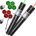 Green Laser Pointer with Rechargeable Battery and Starry Pattern, 2000ft Range
