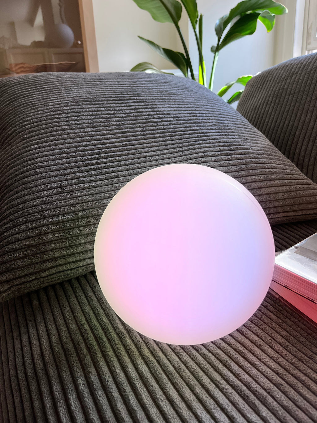 Color Changing Orb Lamp with Remote Control and 10-Hour  Runtime