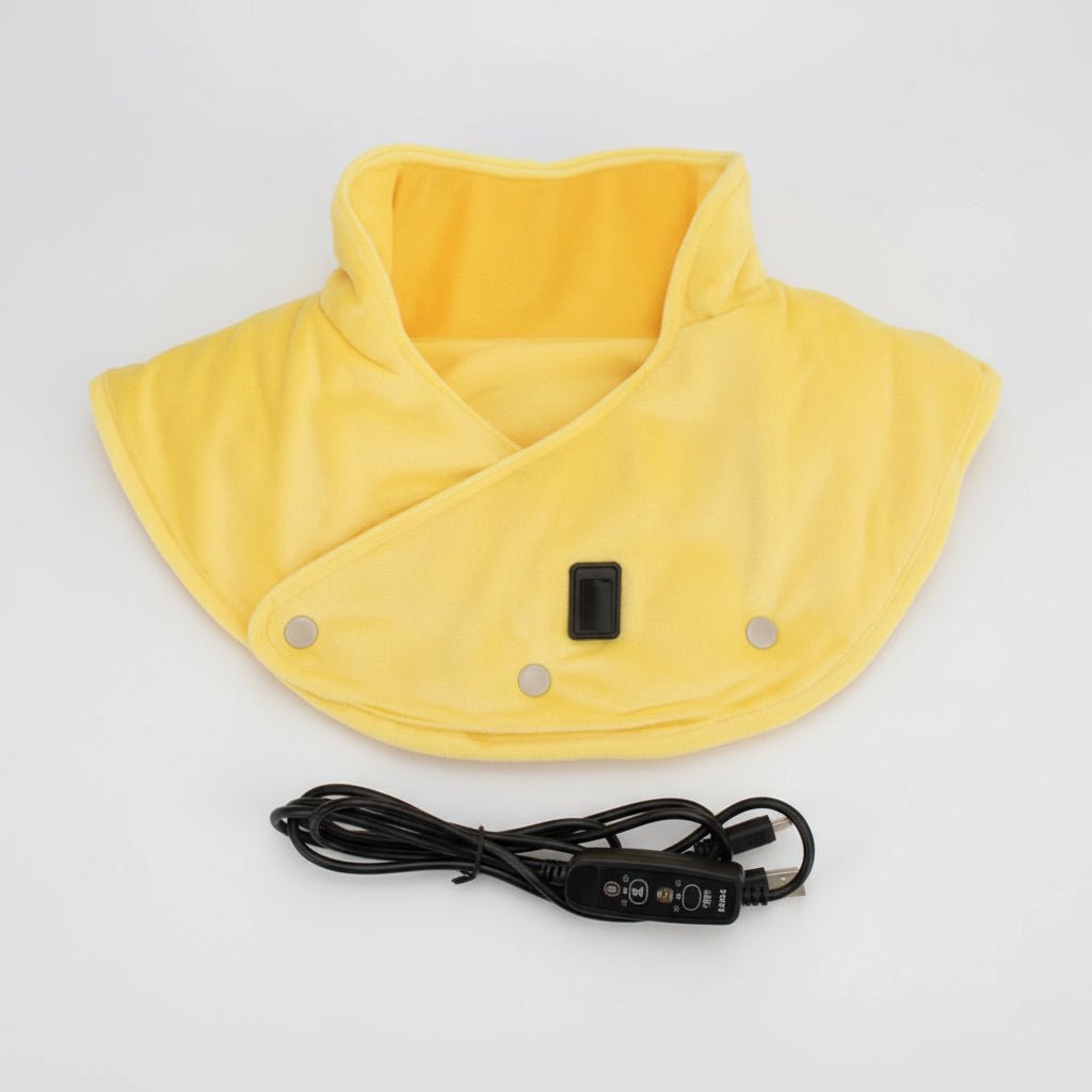 Heating Pad for Neck and Shoulders with Vibration Massage, Three Heat  Levels