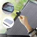 Foldable Car Window Sunshade with Reflective Heat Barrier and UV  Protection