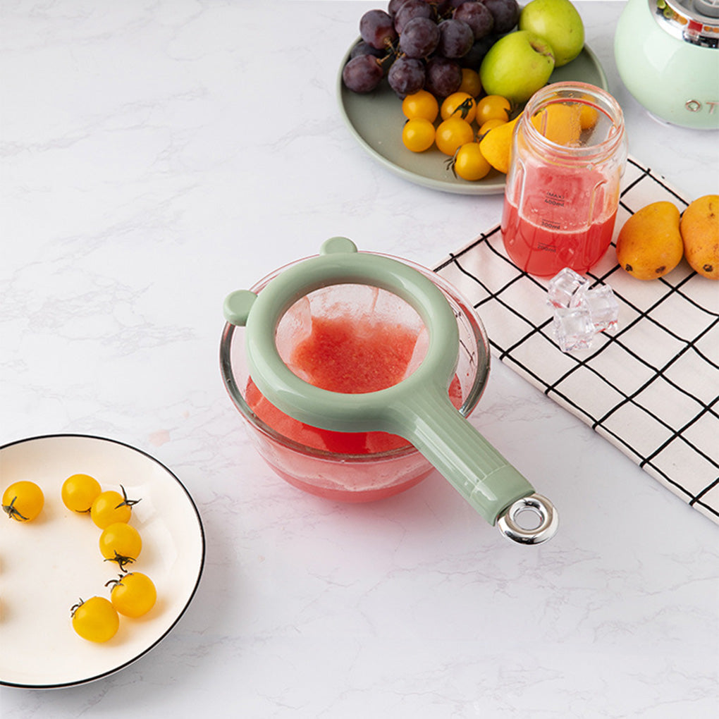 Fine Mesh Strainer with Removable Screen and Hanging Hook, Dual Mesh Options