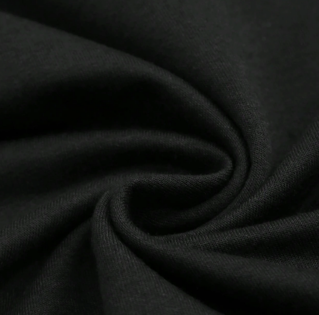 Festive Pullover for Women with Round Neckline and Long Sleeves, Black Holiday Pattern