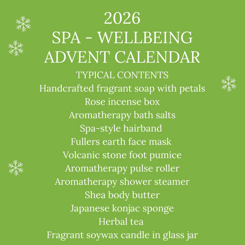 12 Day Spa Advent Calendar with Bath Salts and Soy Candle, Soap Mask