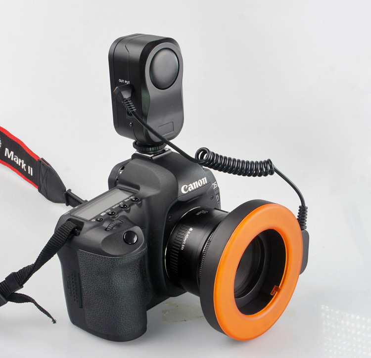 Camera Ring Light with 48 LED Beads and Six Adapter  Rings