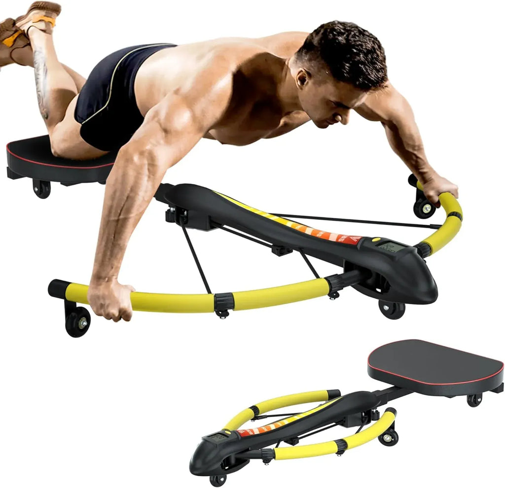 4-in-1 Multi-Functional Rowing Machine AB Workout Machine, Core & Abdominal Trainers, Adjustable Dragonfly Machine, Strength Training Full Body Workout, Home Gym Fitness Equipment