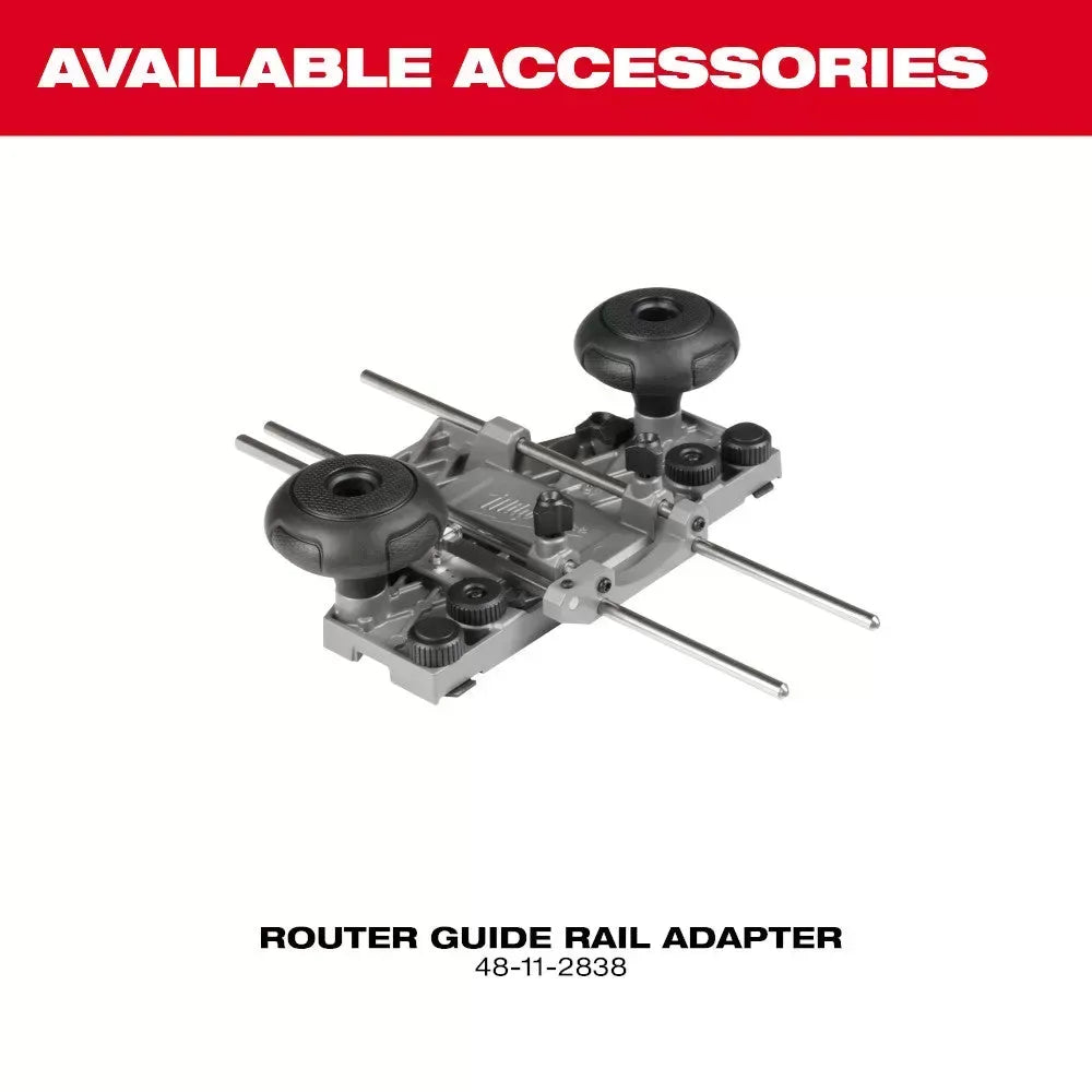 Milwaukee 2838-21 M18 FUEL 18V 1/2 Cordless Lithium-Ion Router Kit, BLACK FRIDAY PRE-SALE ONLY $35.99 AND 2 ADDITIONAL 5.0AH BATTERIES FOR THE FIRST 100 CUSTOMERS