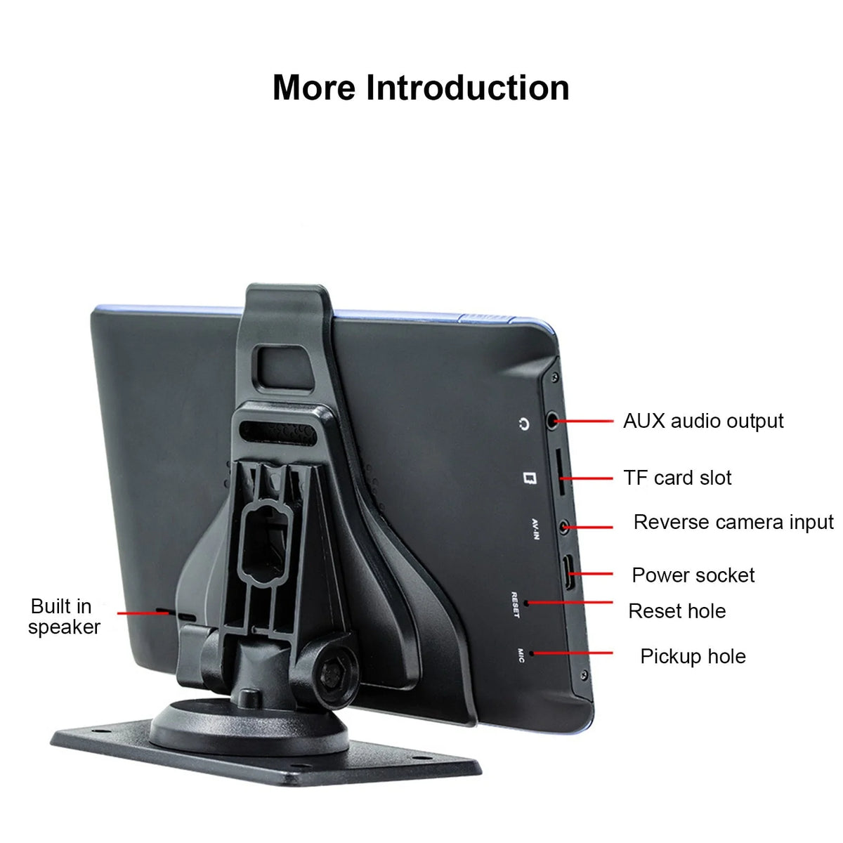 EOnmo Motor Vehicles On Clearance 7-Inch Wireless Portable Screen Car Navigation Intelligent Bluetooth Reverse Rear View Car Mp5 Player