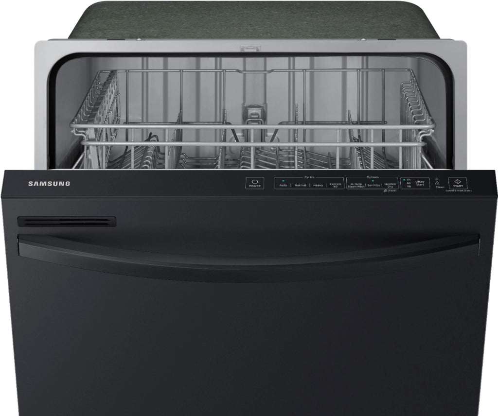 Samsung - 24 Top Control Built-In Dishwasher - Black