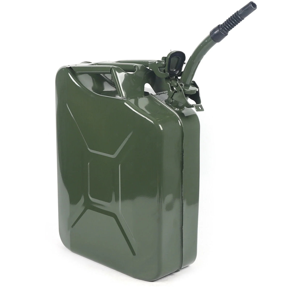 5 Gallon Metal Gas Can Fuel Container Gasoline Refill Tank Emergency Backup Diesel