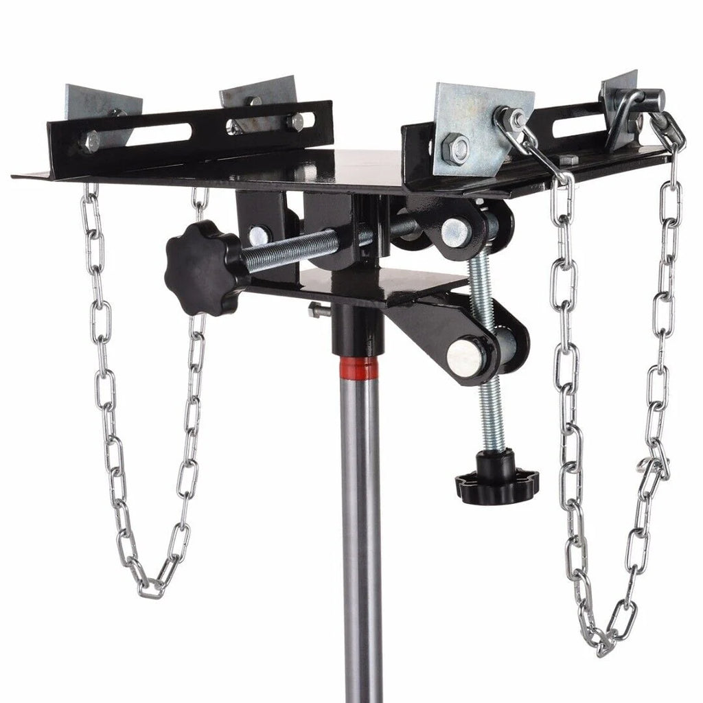JSTUOKE Hydraulic Car Transmission Jack Vertical Lift,1660 Pounds,360°Rotating Wheel Lift,Red