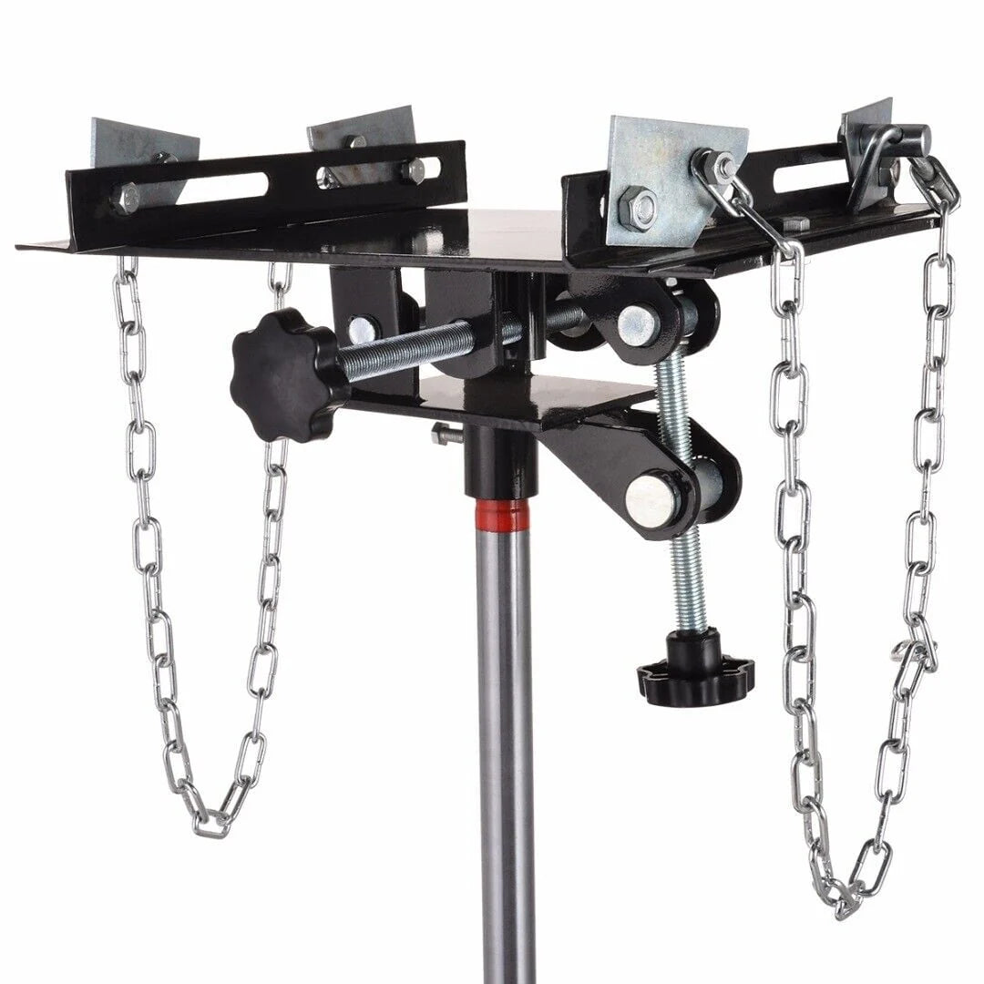 JSTUOKE Hydraulic Car Transmission Jack Vertical Lift,1660 Pounds,360°Rotating Wheel Lift,Red