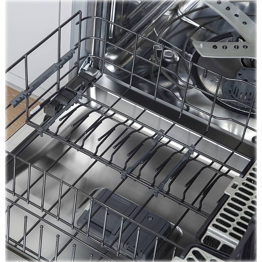 Café - 24 Top Control Tall Tub Built-In Dishwasher with Stainless Steel Tub - Matte white