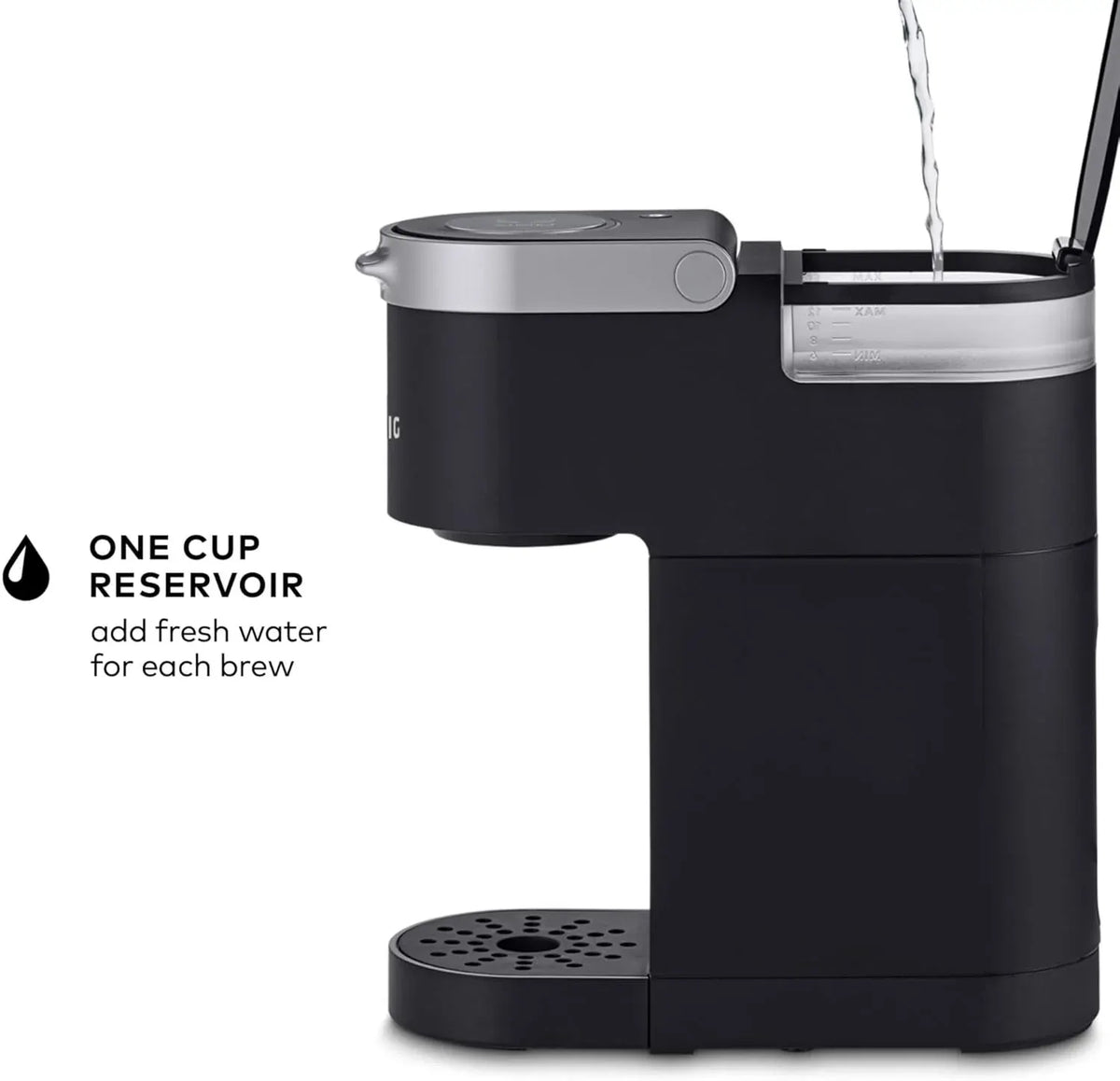 Keurig K-Mini Single Serve K-Cup Pod Coffee Maker, 6 to 12oz Brew size, with Cord Storage, Perfect for Small Spaces, Black