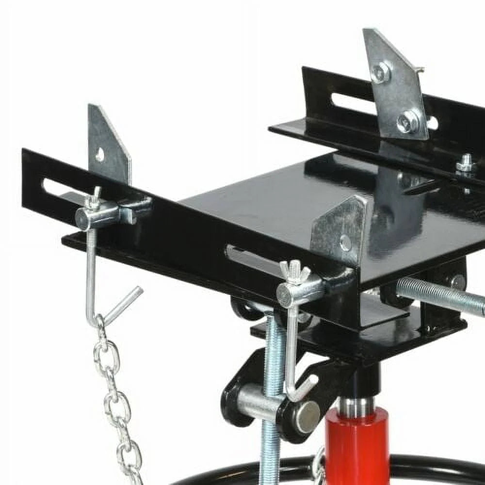 JSTUOKE Hydraulic Car Transmission Jack Vertical Lift,1660 Pounds,360°Rotating Wheel Lift,Red
