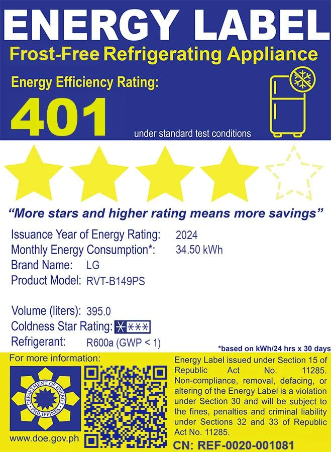 14.9 Cu. Ft. Refrigerator Inverter