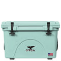 ORCA 40 Quart Hard Cooler Insulated Ice Chest, Seafoam Green