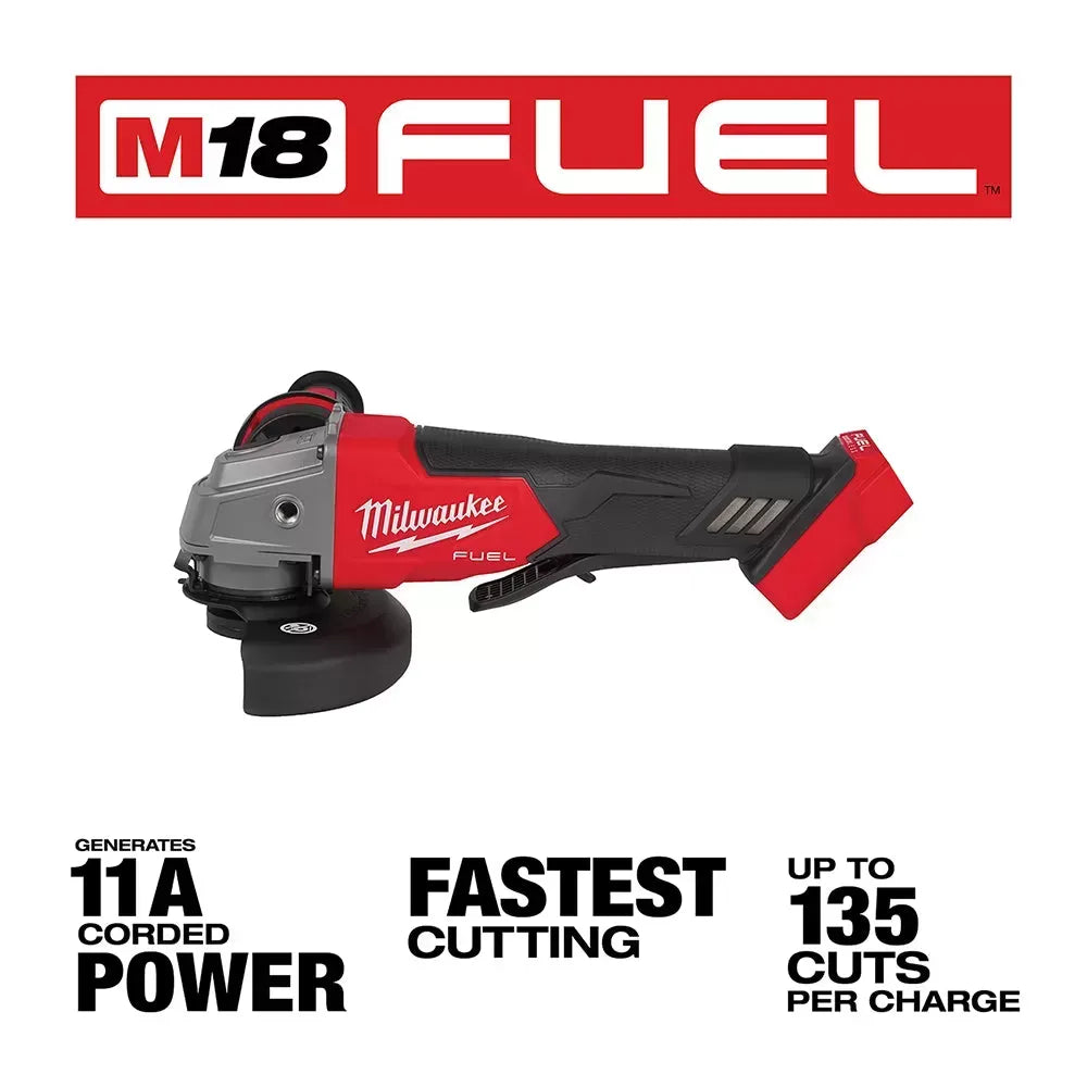 Milwaukee Pre-Sale 2880-21F M18 FUEL 18V 5 Grinder w/ REDLITHIUM Forge XC6.0 Kit