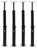 Akron Products Adjustable Floor Jack (Model C-3), Akron Jacks Floor Jacks, Telescoping Jack for Temporary Support, Size Range 1'7''-3' (Fоur Расk)