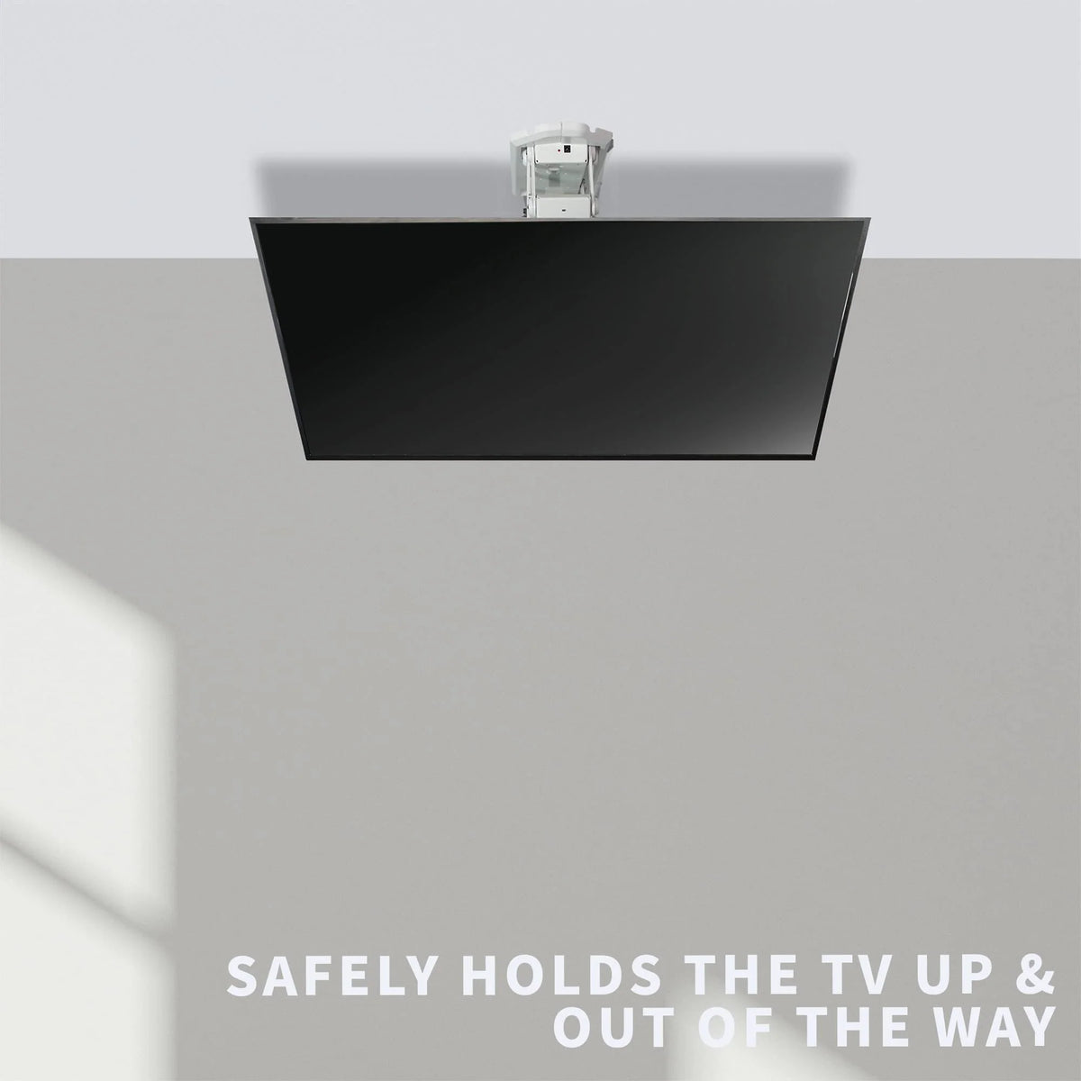 VIVO Electric Ceiling TV Mount for 23 to 55 inch Screens, Flip Down Motorized Pitched Roof VESA Mount, White, MOUNT-E-FD55W