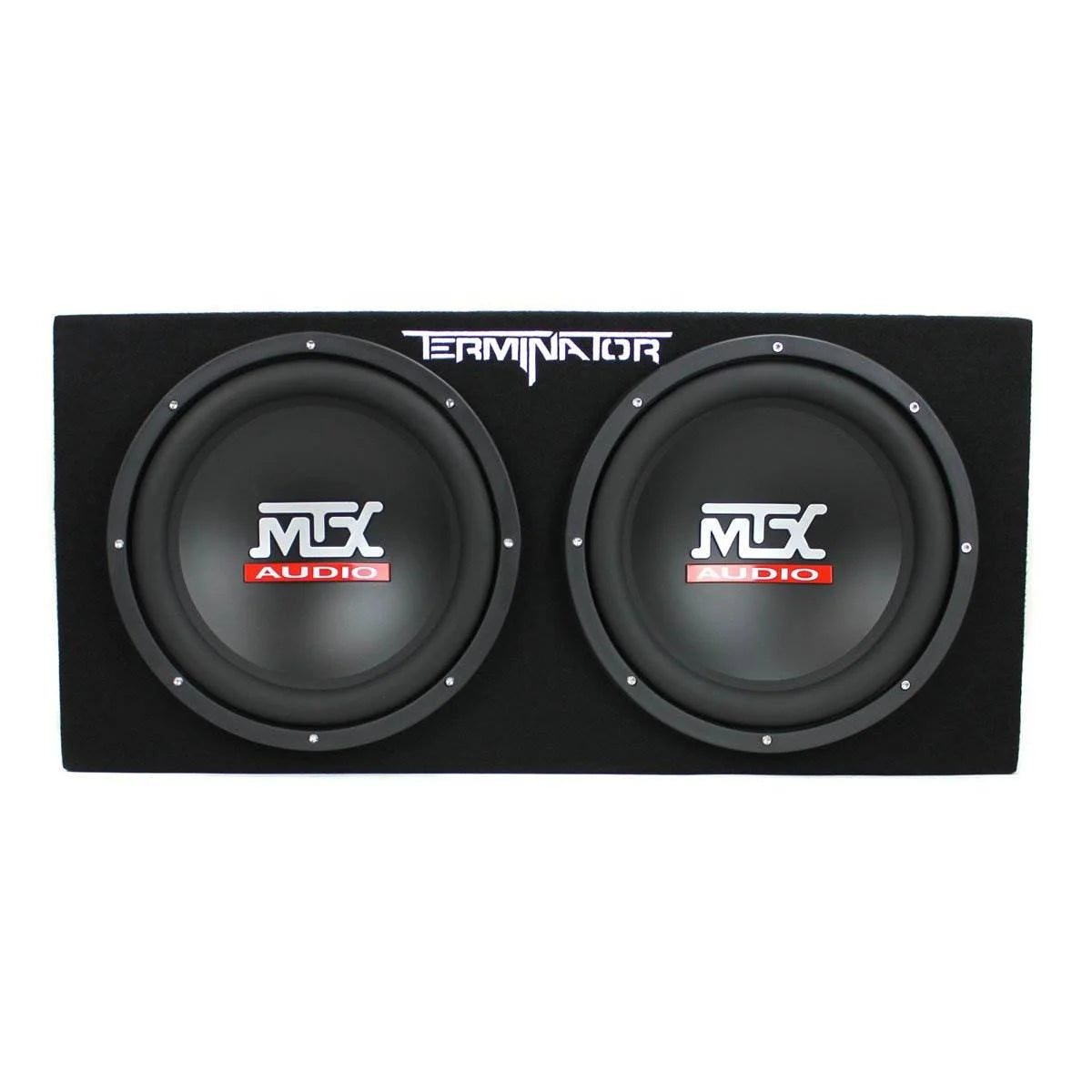 MTX TNE212D 12 1200W Dual Loaded Subwoofer Box + 1500W Amplifier + Capacitor
