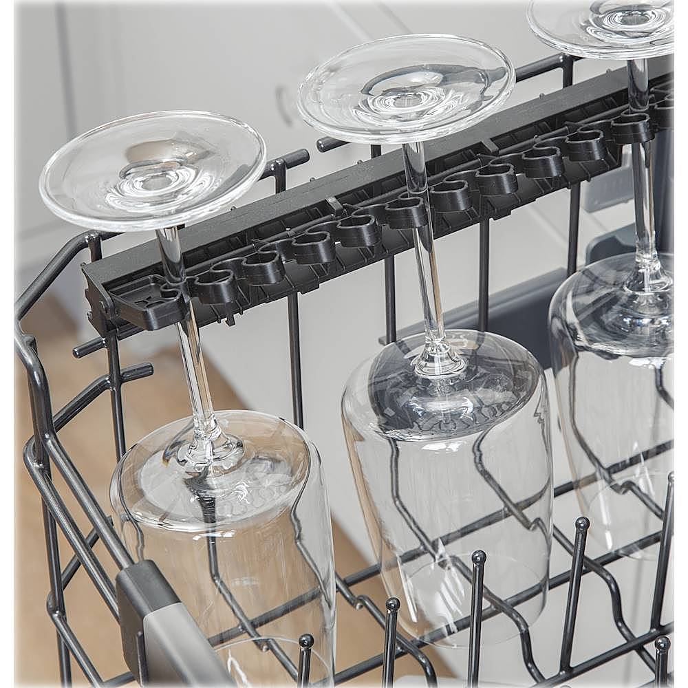 Café - 24 Top Control Tall Tub Built-In Dishwasher with Stainless Steel Tub - Matte white