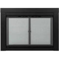 Abdal Cabinet Style Steel Fireplace Doors Ebern Designs Size: Large