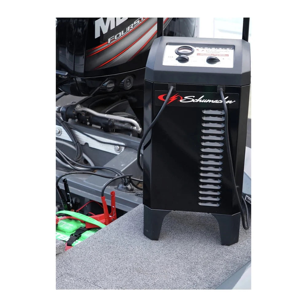 Schumacher Electric 200/40/20/10 Amp Manual Wheel Charger w/ Engine Sta