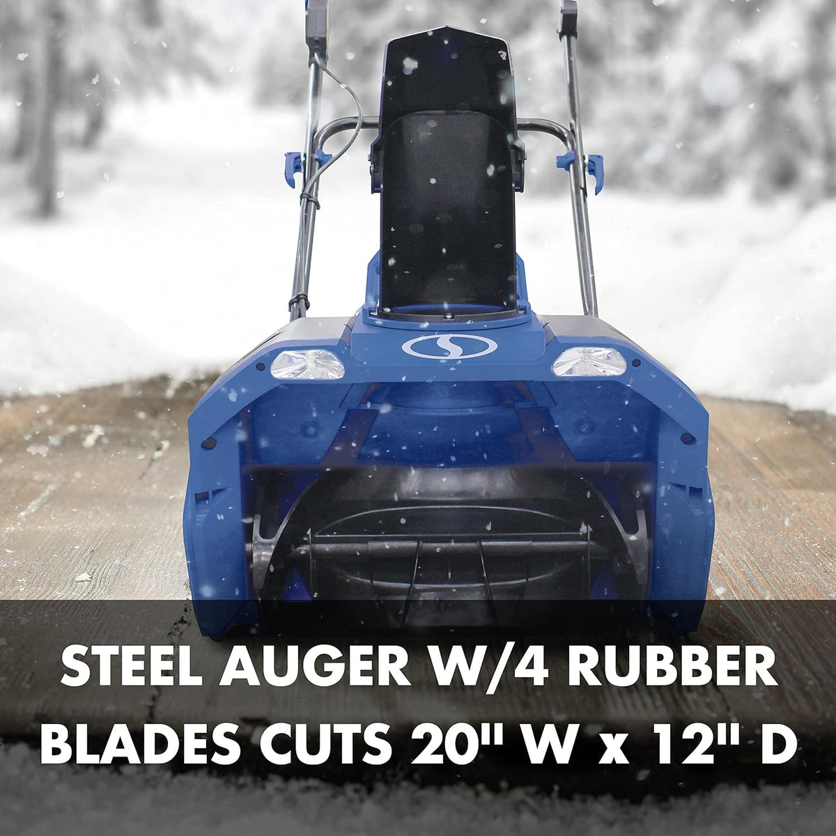 20-Inch 48V Cordless Snow Blower Kit with 2 Batteries and Charger