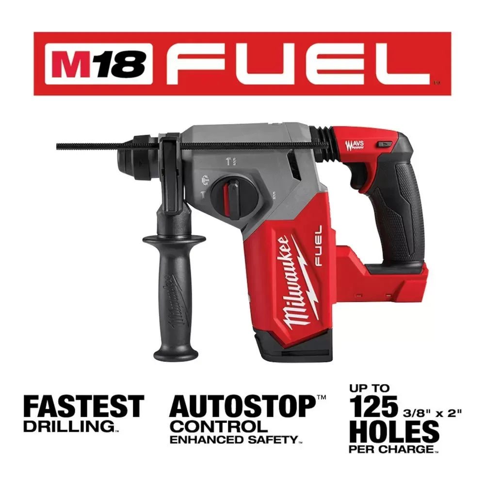 Milwaukee 2912-20 M18 FUEL 18V 1 SDS Plus Brushless Rotary Hammer - Bare Tool