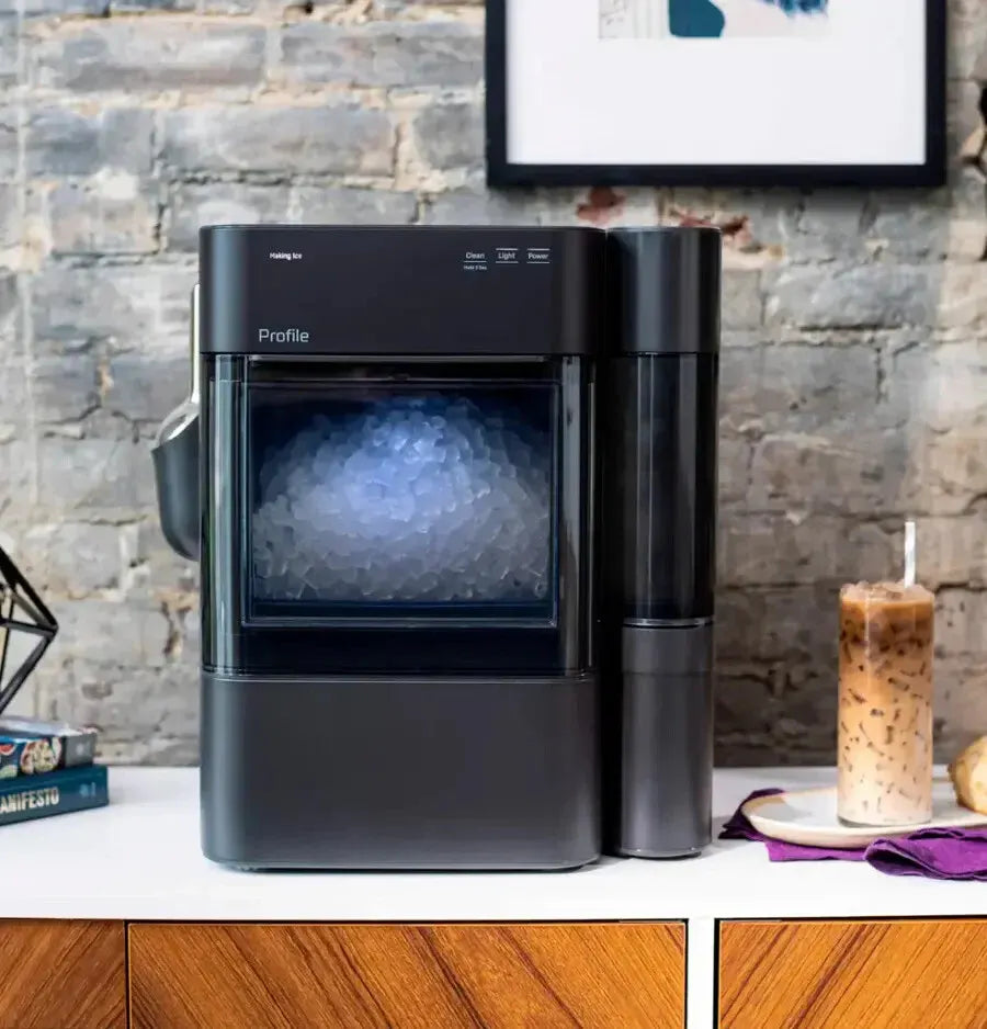 GE Profile - Opal 2.0 Ultra Nugget Ice Maker with Side Tank and Filter - Black