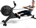 Smart Rowing Machine-Home Machine with Smartphone Fitness Monitoring App, Magnetic Row Machine for Gym or Home Use, 16 Levels Resistance